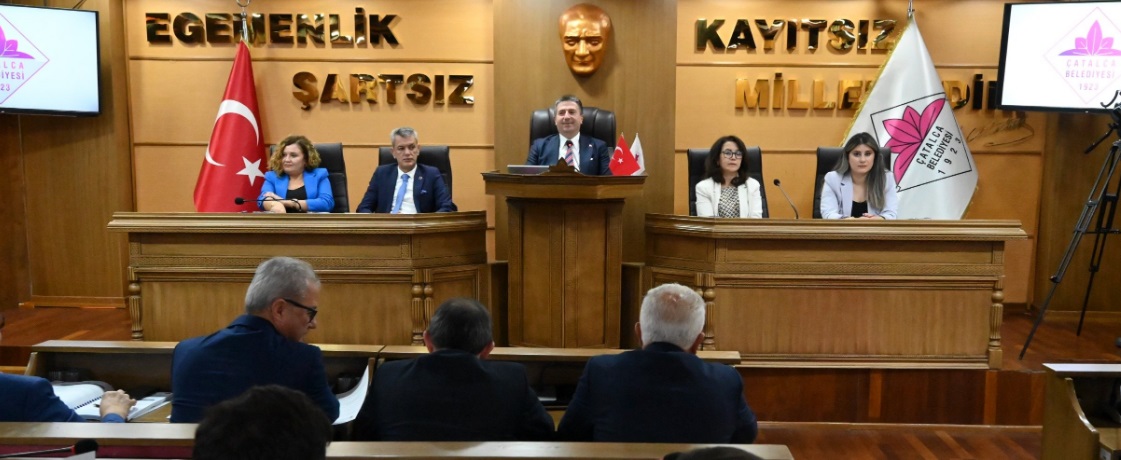 ÇATALCA BELEDİYE MECLİSİ EKİM AYI 1. OTURUMU GERÇEKLEŞTİRİLDİ