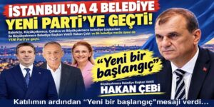 İSTANBUL’DA 4 BELEDİYE BAŞKANI, 86 MECLİS ÜYESİYLE BİRLİKTE YENİ PARTİ SAFINDA!