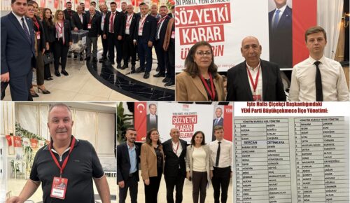 ÇİÇEKÇİ, GÜVEN TAZELEDİ!   –  YENİ PARTİ BÜYÜKÇEKMECE’DE İLK KONGRE HEYECANI…