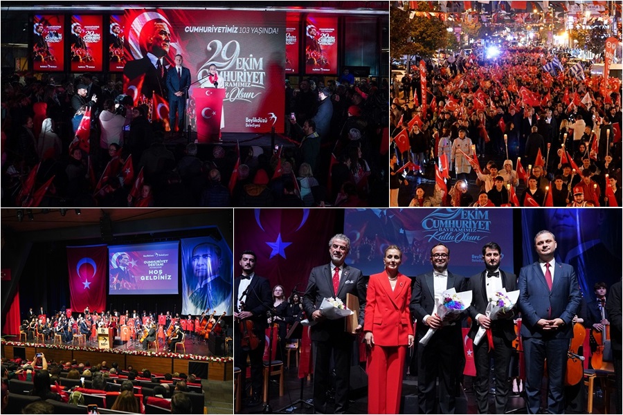BEYLİKDÜZÜ CUMHURİYET’İN 103. YILINDA BAYRAM COŞKUSUNU DOYASIYA YAŞADI