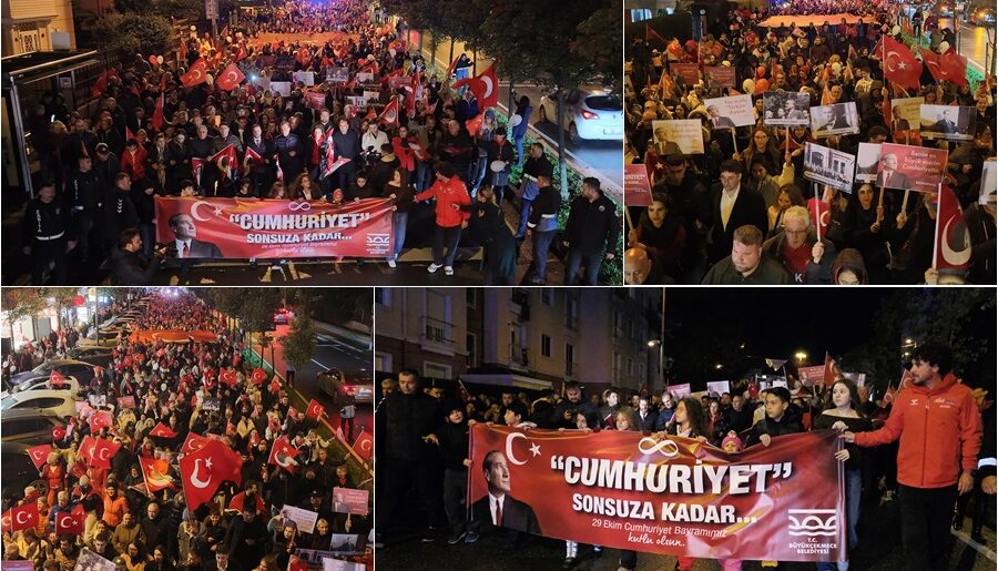103. YIL CUMHURİYET YÜRÜYÜŞÜ BİNLERCE KİŞİNİN KATILIMIYLA GERÇEKLEŞTİ