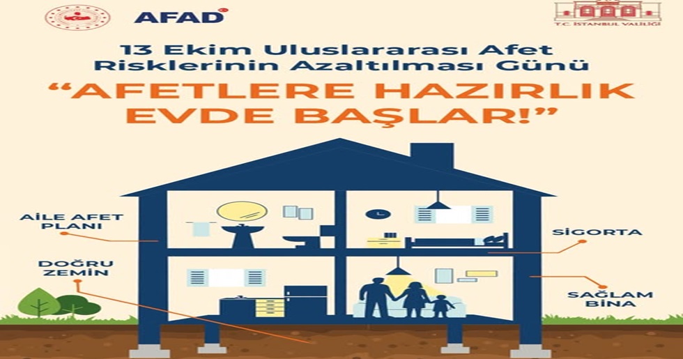 SİLİVRİ BELEDİYESİ’NDEN AFETLERE KARŞI HAZIRLIKLI OLMA VURGUSU